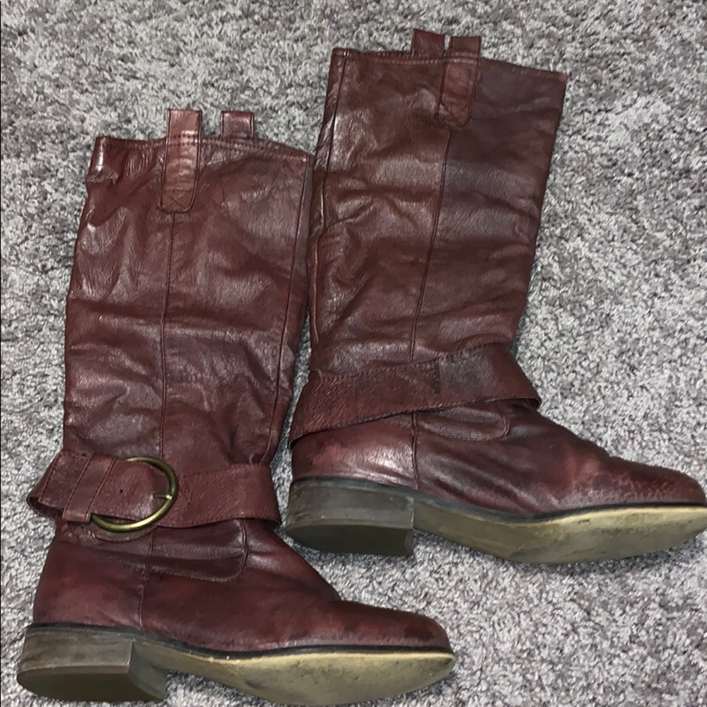 Bakers Galveston Burgundy Boots